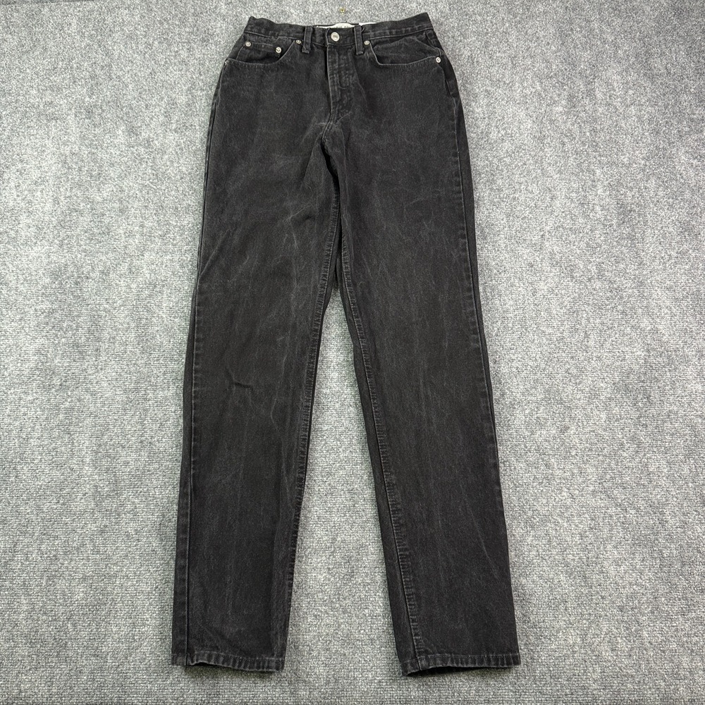 Gap Womens Jeans 10 Long Classic Fit Mom Black High Rise Vintage USA Made